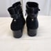 Lauren Ralph Lauren Women's Damara Leather Suede Black/Black Ankle-High Leather