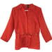 Carole Little Vintage Orange Linen Front Tie Jacket size Medium