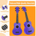 Soprano Ukulele for Kids，21 Inch Ukelele with Bag Strap Picks