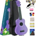 Soprano Ukulele for Kids，21 Inch Ukelele with Bag Strap Picks