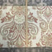 Tahari Set of 2 King Pillow Shams 100% Cotton Neutrals Paisley Medallion 24x39.5