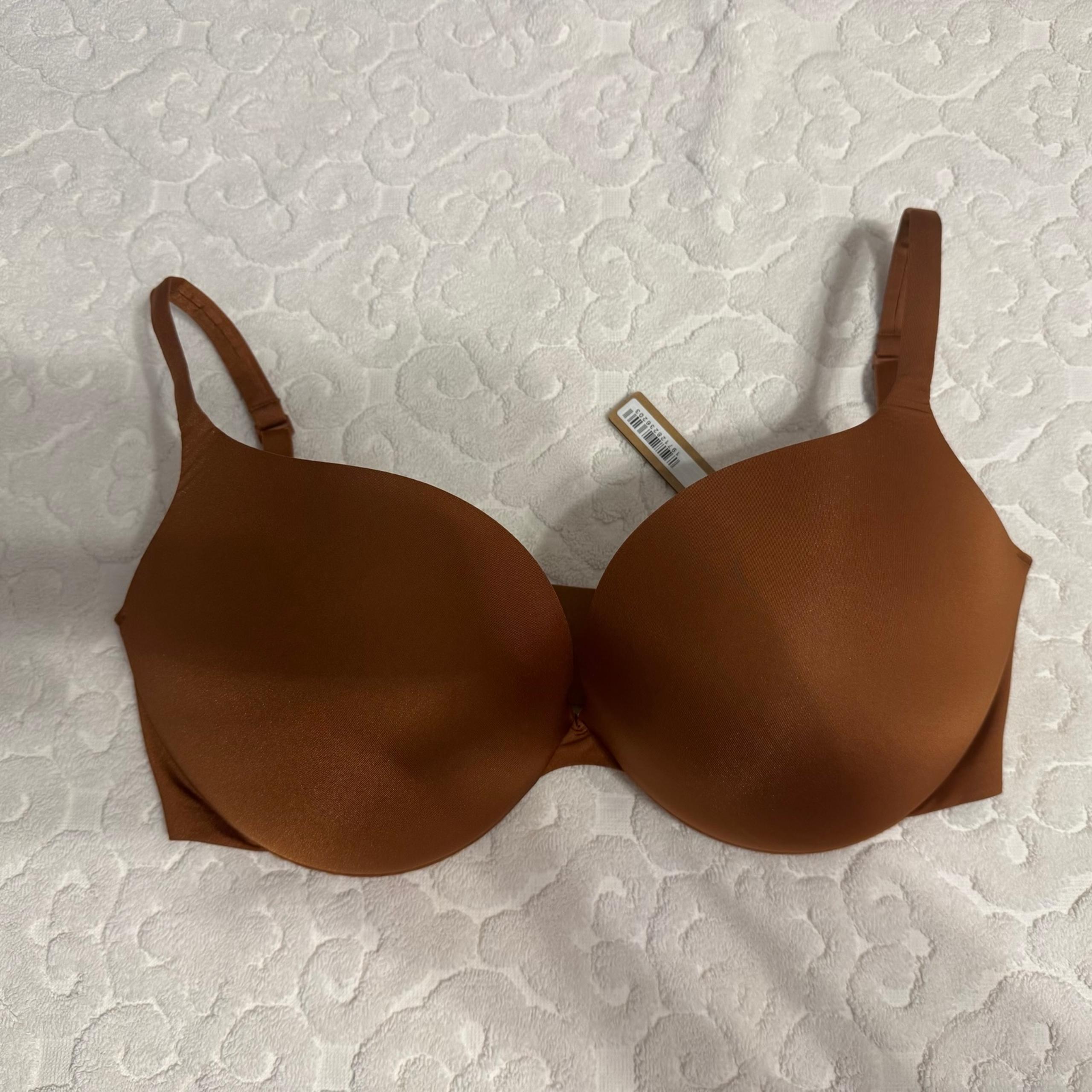 NWT SKIMS Ultimate Collection Push Up Plunge Bra 36D Bronze **BONUS** - Kim Kardashian