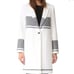 Club Monaco / KELIEE Wool Coat / White and light gray / Size M