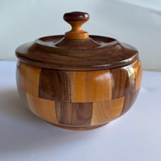 Handmade Wooden Jar