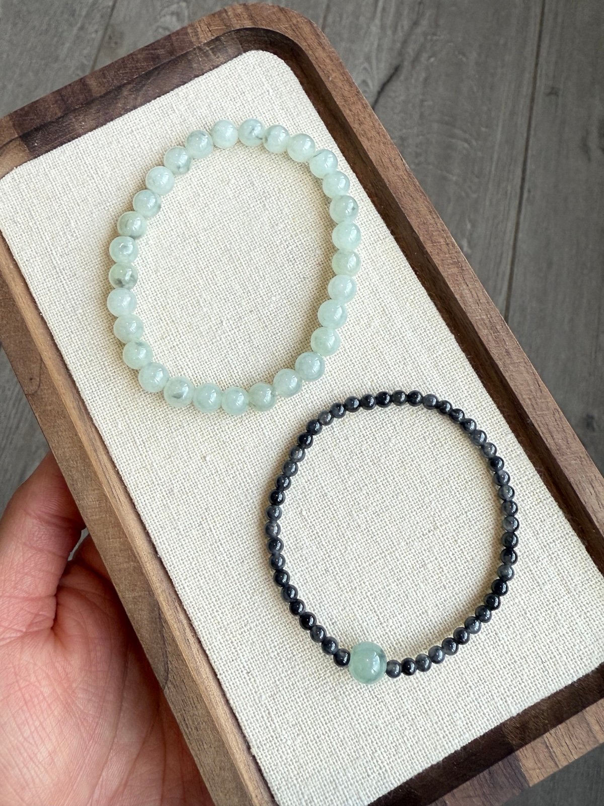 Natural Jade Bracelets Set