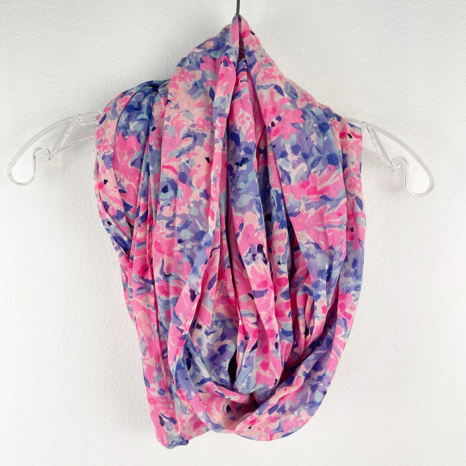 Lilly Pulitzer Colorful Coco Coral Crab Infinity Scarf One Size Women's OS Pink