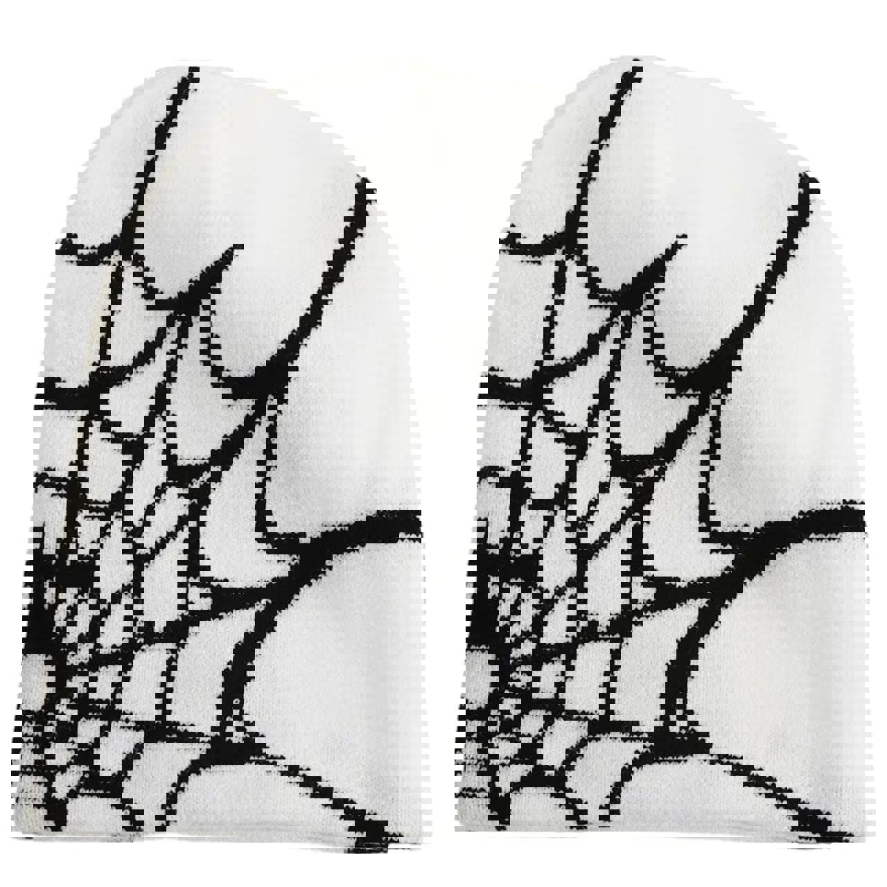 Men's Black and White Hat