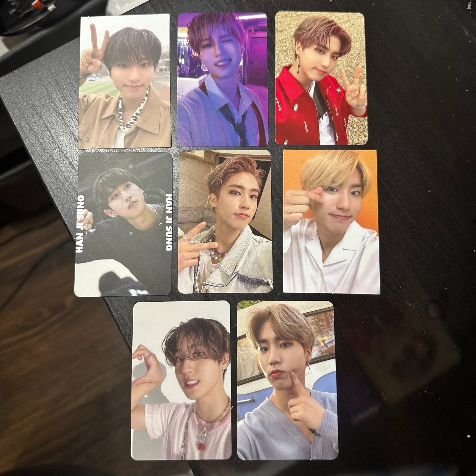 Stray Kids Han Jisung official kpop photocards bundle