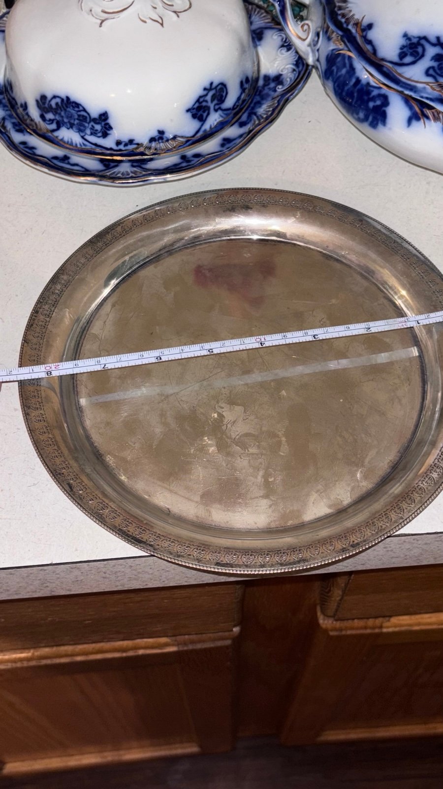 Solid silver, not plated over 10 ounces