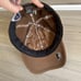 Vintage Tampa Bay Lightning Hat Fitted OSFA Brown Old Time Hockey NHL Hockey