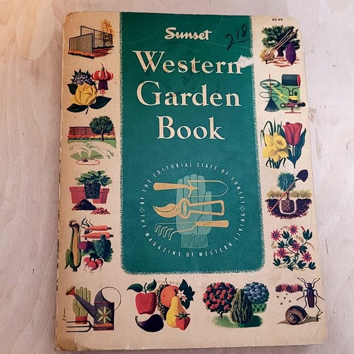 Sunset Western Garden Book Spiral Paperbook 1954 Climate Planting Reference