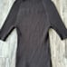 White House Black Market 3/4 Mock Neck Cut Out Ribbed Sweater Top Black Size L