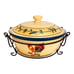 Vintage Temp-Tations presentable Ovenware by Tara-Rooster 2qt. Casserole