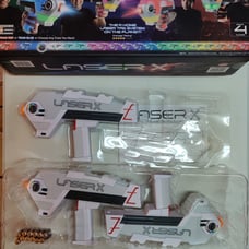 Laser X Revolution Four Blaster Laser Tag Game 4 Player Set, Missing 1 Gun