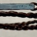 James Avery retired silver bar and leather bracelet NWOT