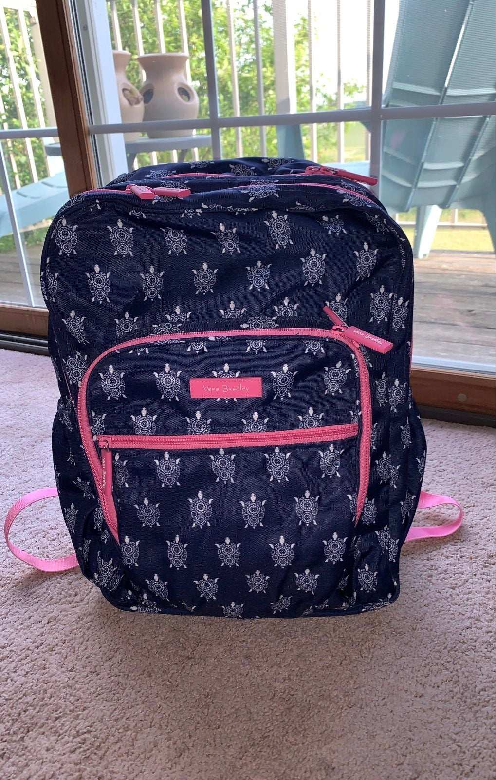 vera bradley turtle backpack