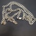 HEAVY STERLING SILVER LINK CHAIN. # 729