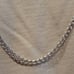 HEAVY STERLING SILVER LINK CHAIN. # 729