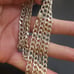 HEAVY STERLING SILVER LINK CHAIN. # 729