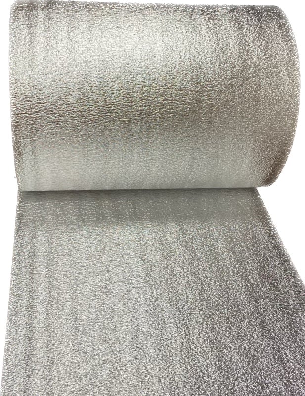 1/4″X24”X50′ REFLECTIVE RADIANT FOIL 2-SIDES- FOAM CORE-100 SQ. FT.