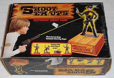 Vanity Fair Shoot Em Ups Cowboy Only Game Kids Toy 1970 A vintage Vanity Toy