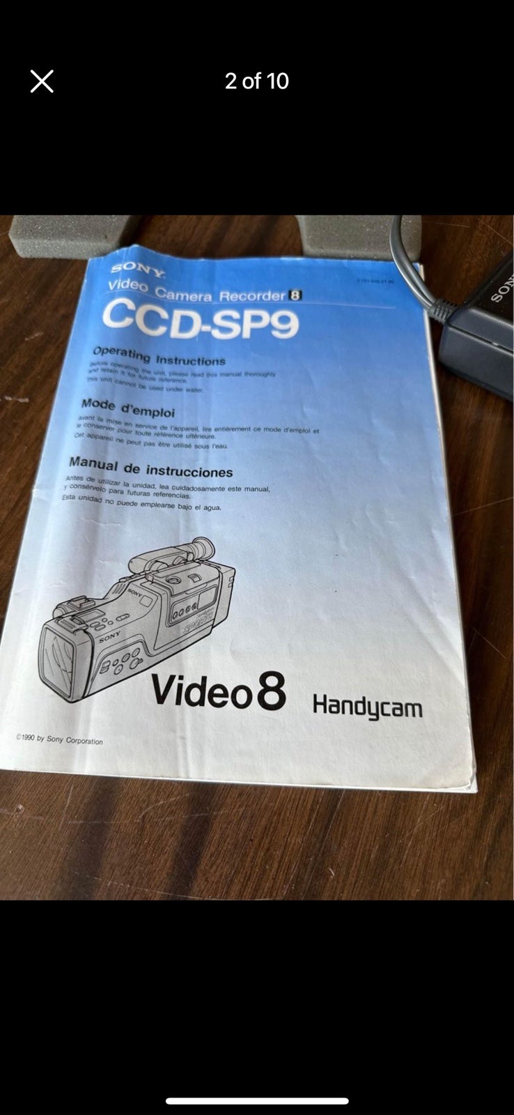 Sony Video Camera Recorder 8 CCD-SP9