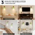 Battery Operated Wall Sconce,Rechargeable 10000mAh 18 Colors with Remote