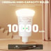 Battery Operated Wall Sconce,Rechargeable 10000mAh 18 Colors with Remote