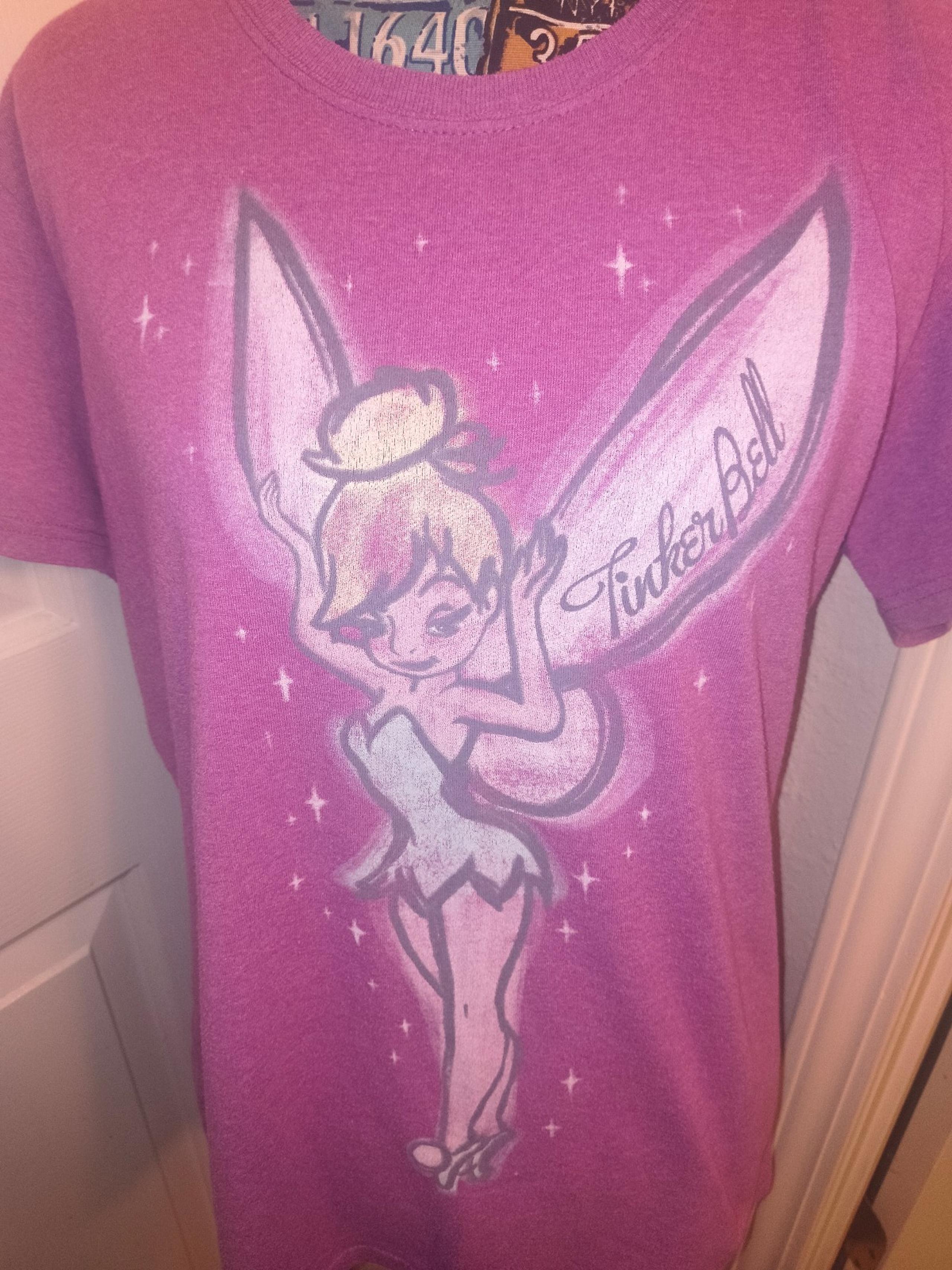 Disney fairy fairies Peter Pan Tinkerbell women's plus size xl tee shirt