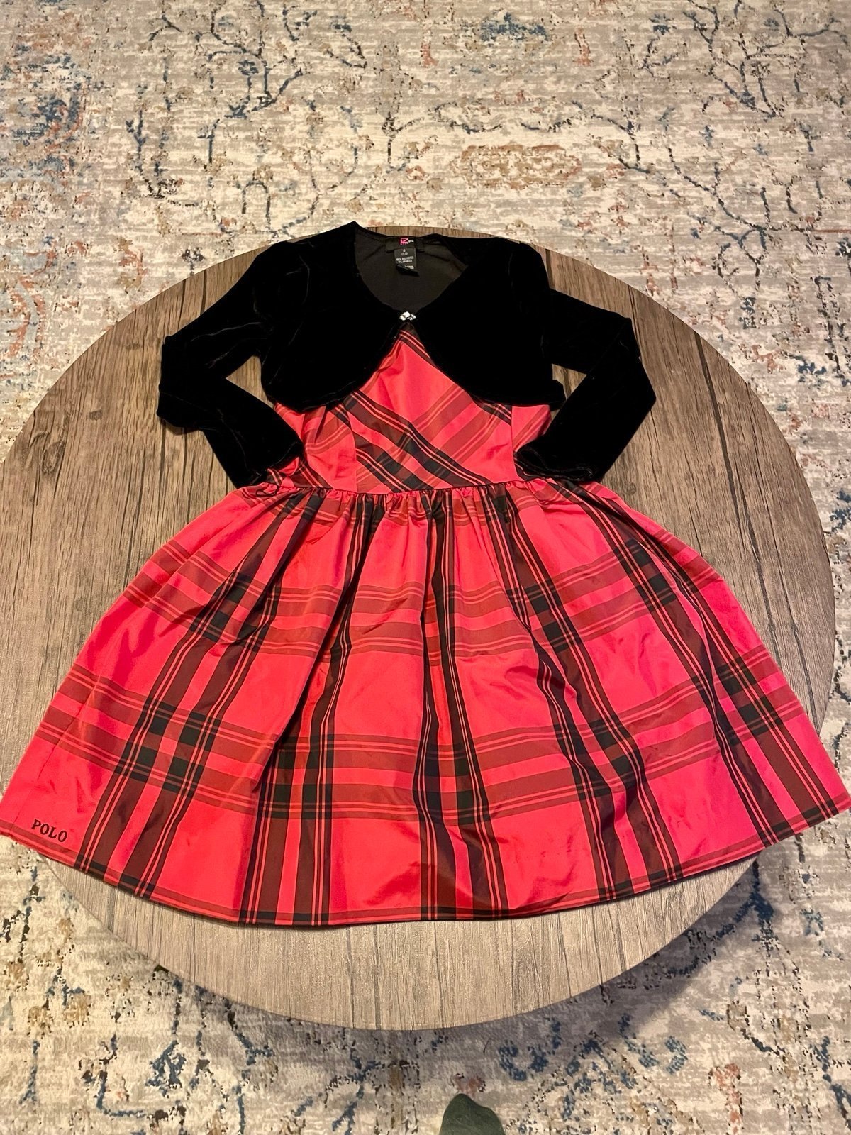 Ralph Lauren Polo dress w/ velvet bolero
