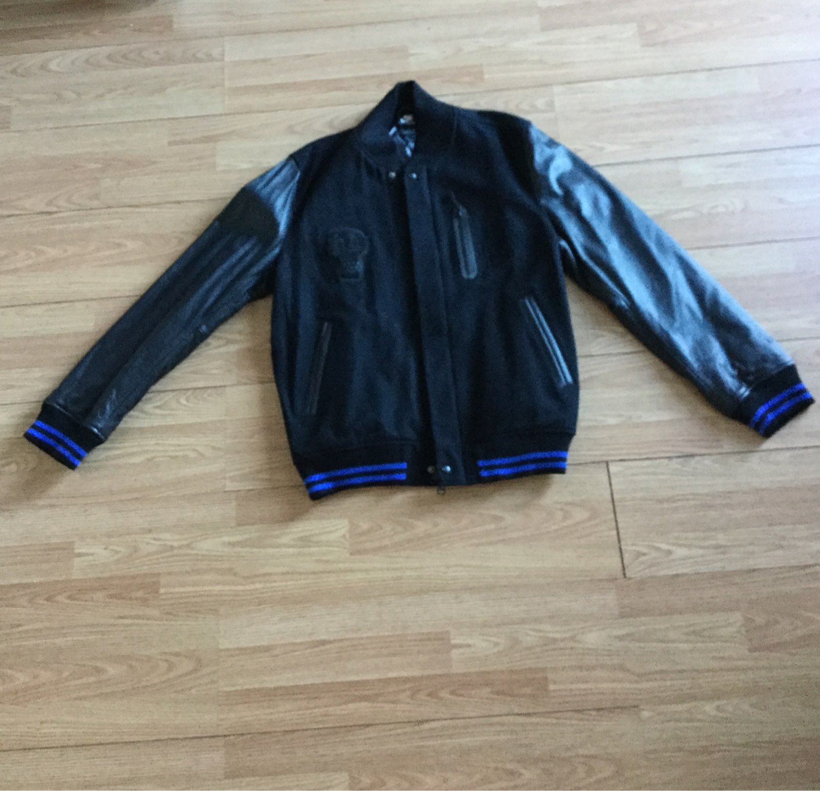 Nike men leather detroyer exclusive bomber jacket