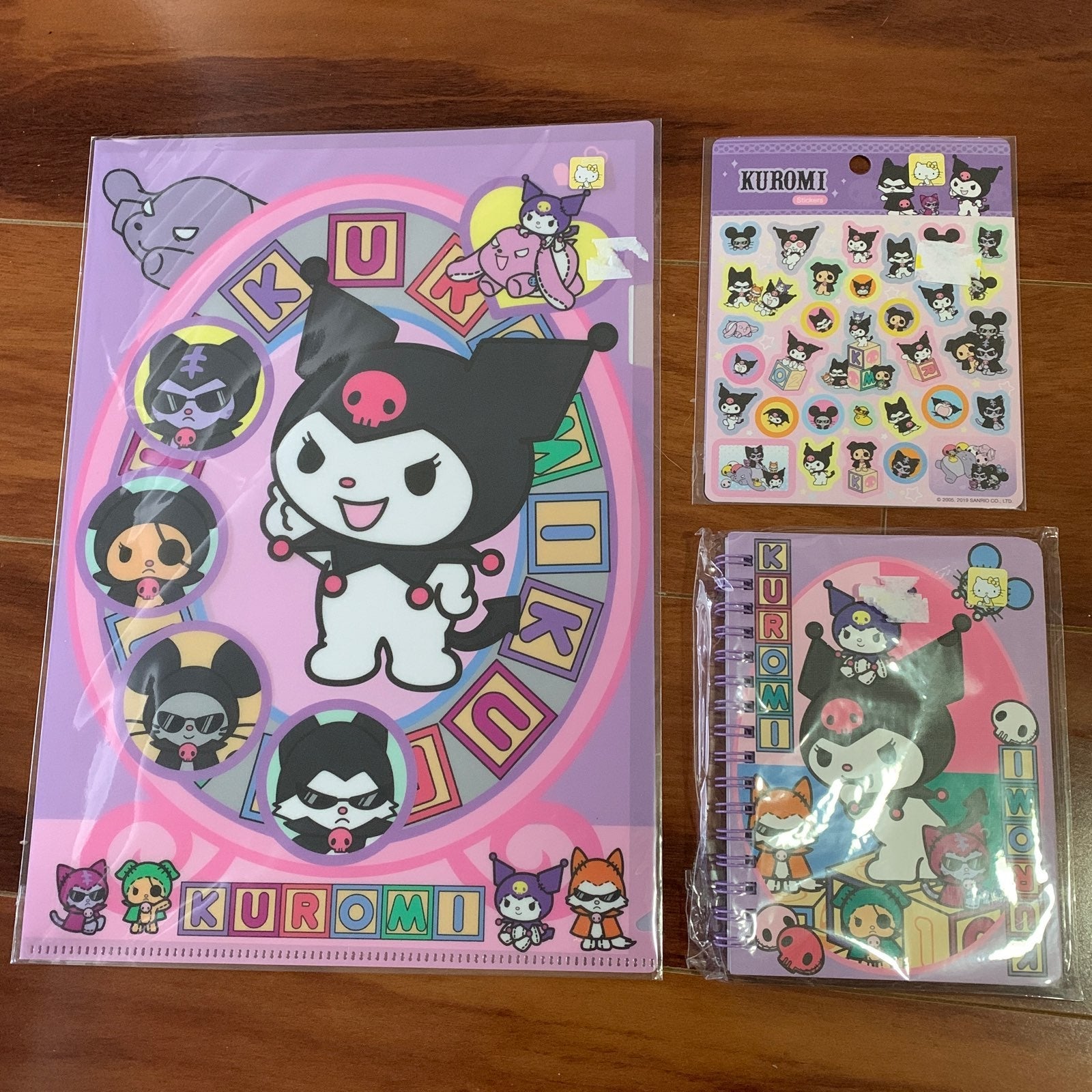 New sanrio melody kuromi note book