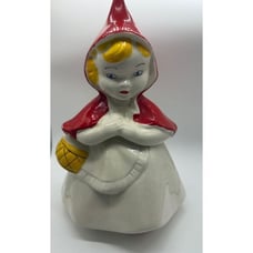VINTAGE McCOY LITTLE RED RIDING HOOD COOKIE JAR 1940's