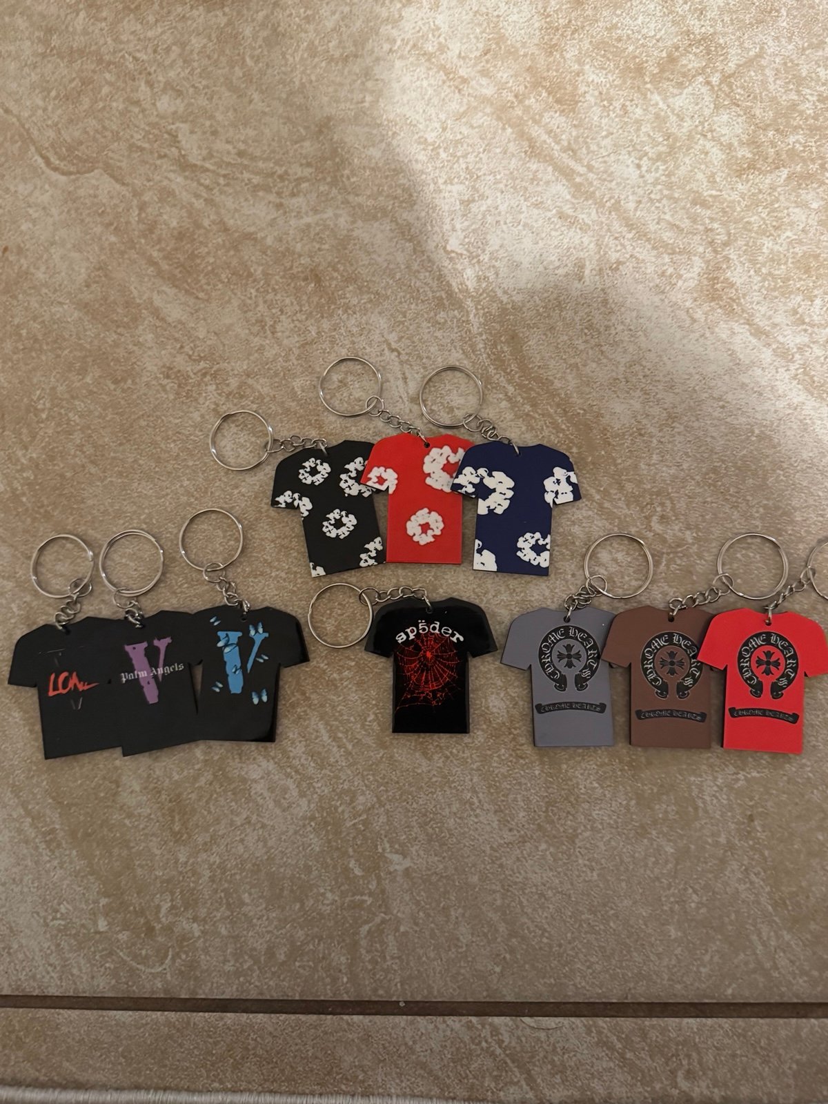Custom STREETWEAR Keychain Set