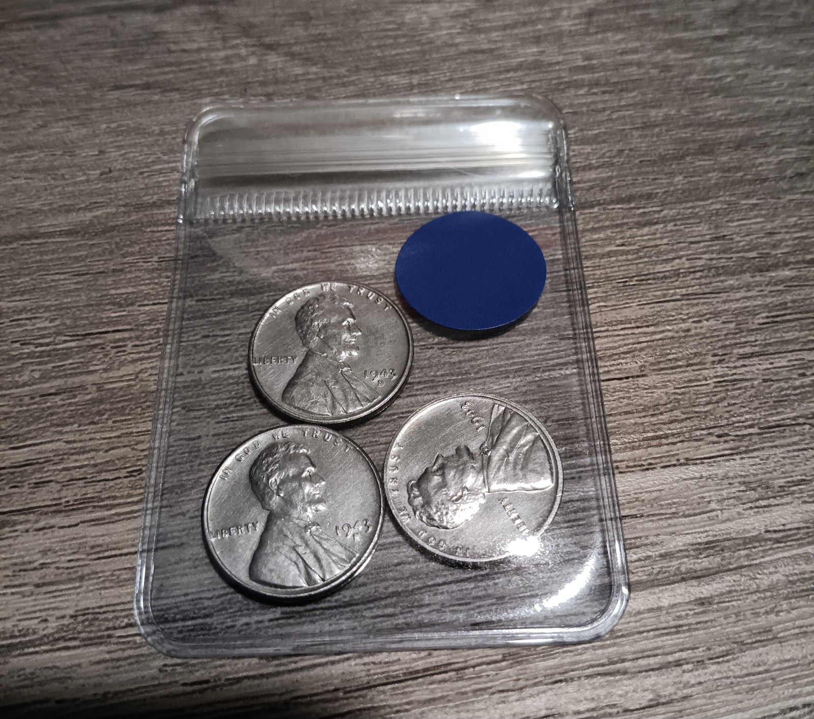 3x Three War Steel Penny Lot