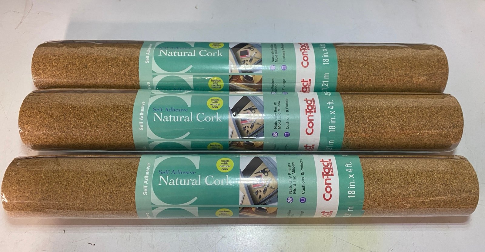 Specialty Coverings Cork Adhesive Shelf Liner
