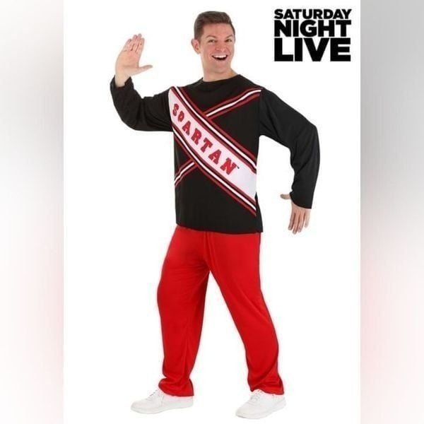 Saturday Night Live Spartan Cheerleader Costume Men's OSFM
