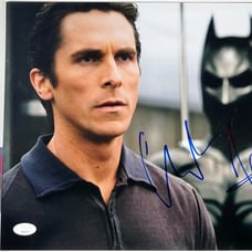 Christian Bale Signed The Dark Knight 11x14 Photo B Autograph Batman JSA COA