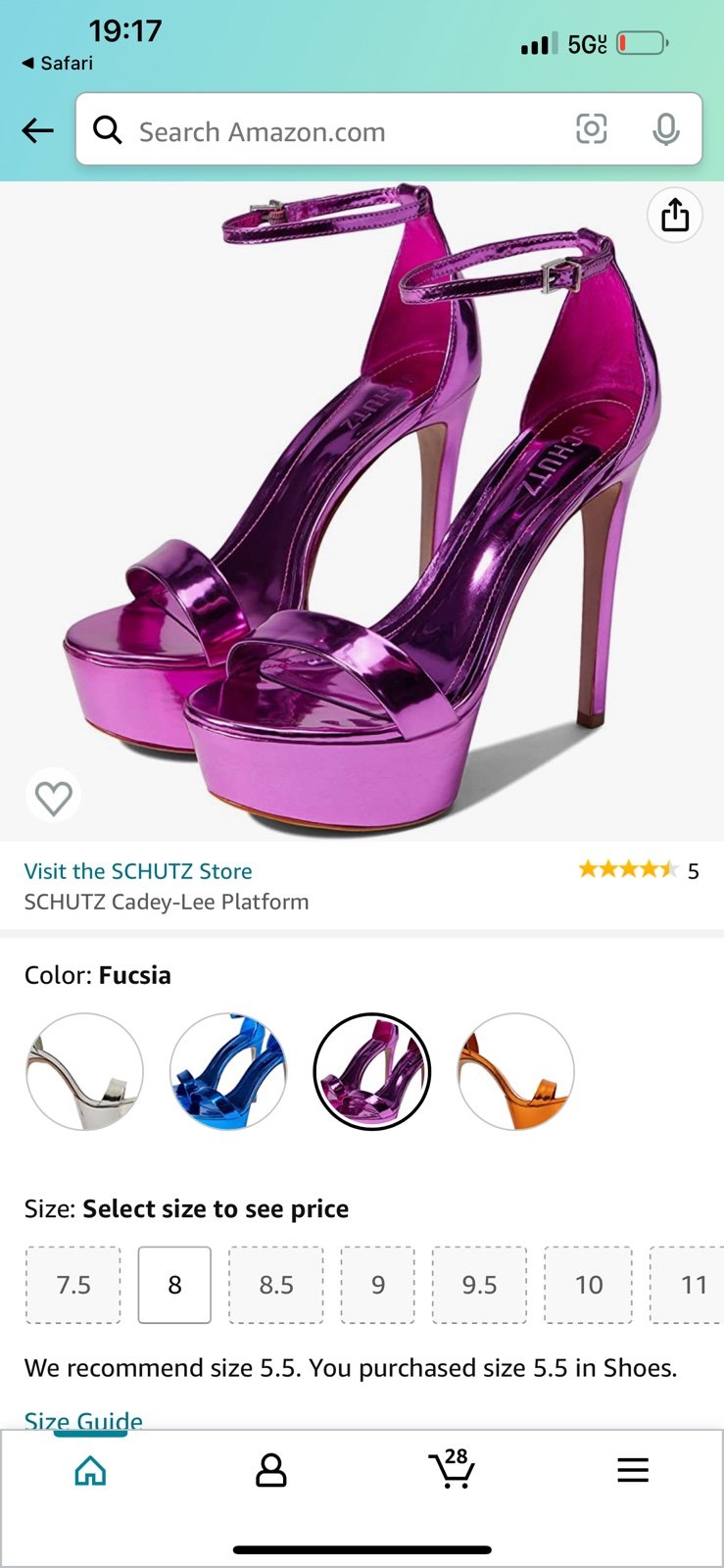 Heels stiletto SHUTZ new condition no box