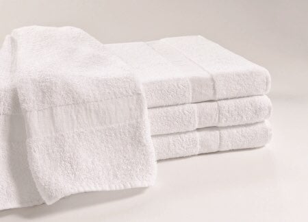 24 New Cotton White Bath Towels 20X40