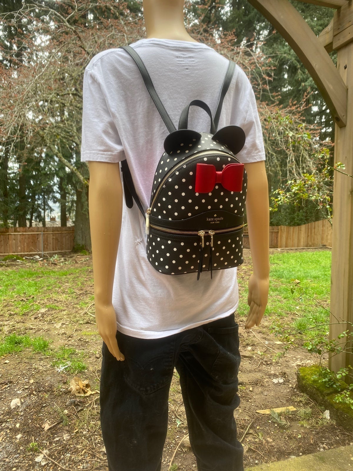 Disney X Kate Spade New York Minnie Dome Backpack K7325