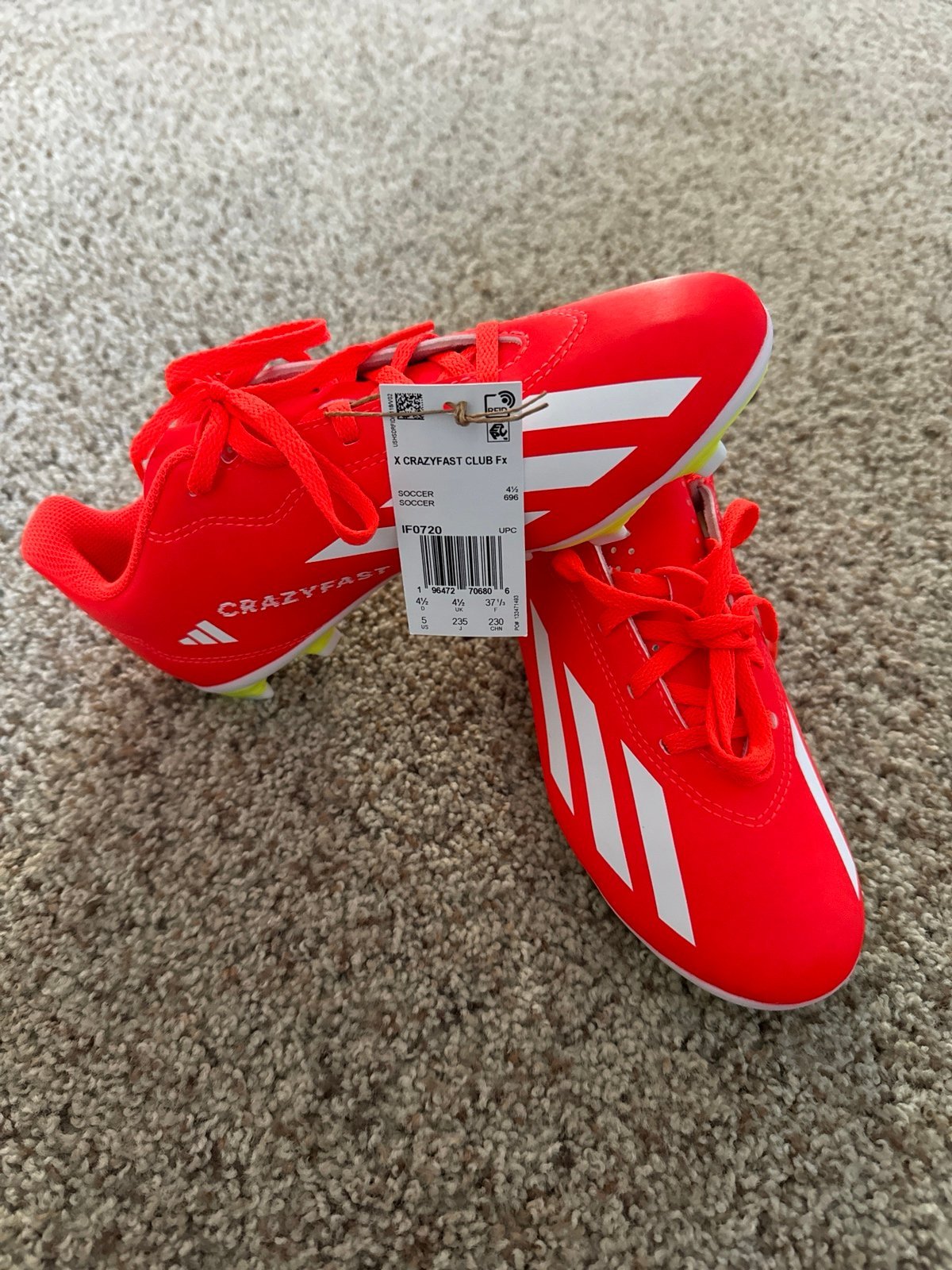 Adidas x crazyfast club FxG soccer cleats