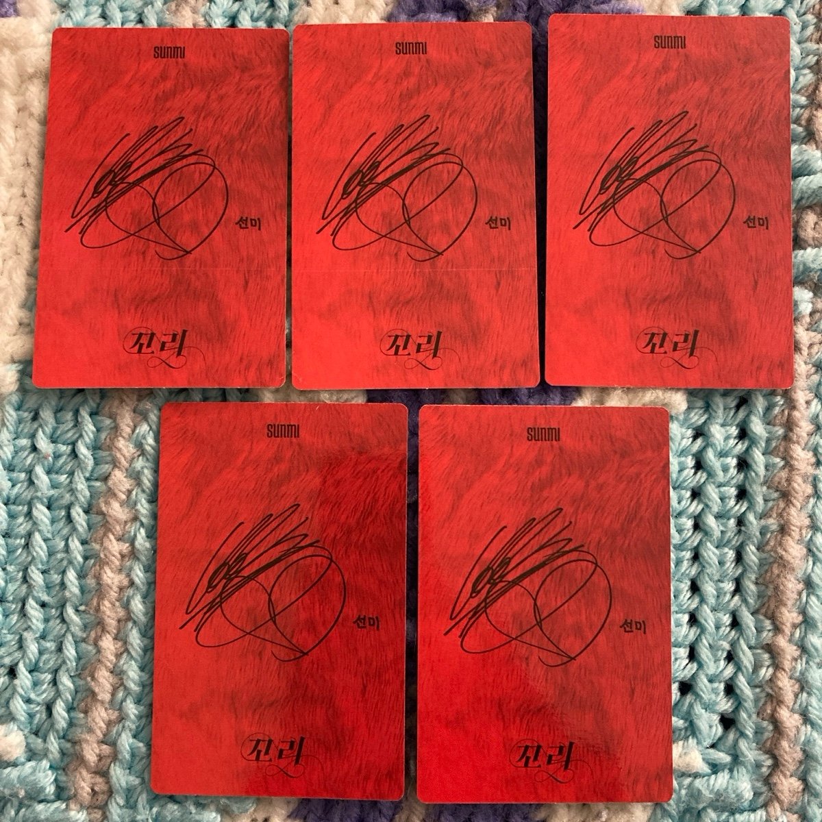 TAIL sunmi トレカ Sunmi Tail photocard set