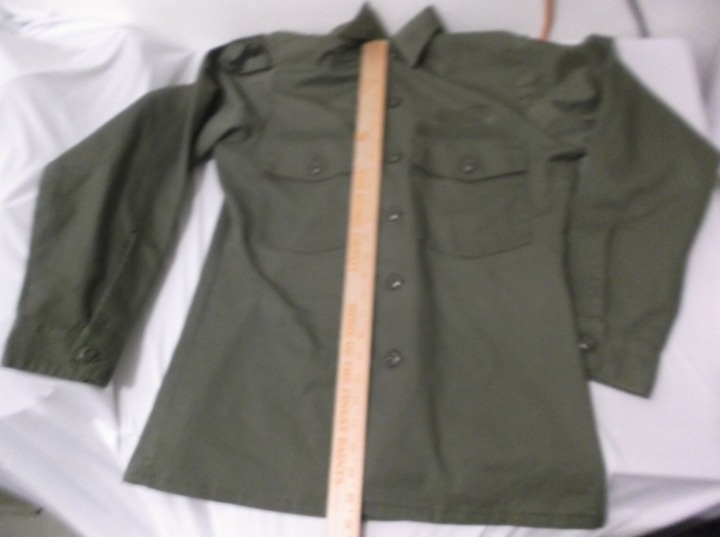 VEITNAM ERA UTILTY DURABLE PRESS OG 507 LONG SLEEVE SHIRT FATIGUE MS KD 140330
