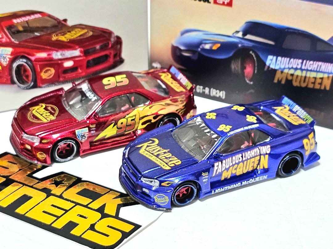 MINIGT KAIDO★HOUSE GT-R MCQUEENカスタム 2 MINIGT KAIDO☆HOUSE GT-R MCQUEEN Custom 2 Set