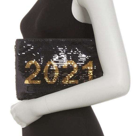 Urban Expressions Sequin Rose All Day Clutch