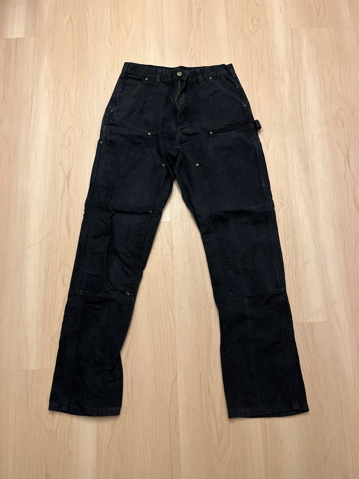 Carhartt WIP Double Knee Pant | Black (rinsed) – Page Double