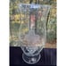Etched Glass 11 1/2” Flared Top Glass Chimney Lamp Globe Candle Sconce Shade -S1