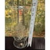 Etched Glass 11 1/2” Flared Top Glass Chimney Lamp Globe Candle Sconce Shade -S1