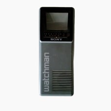 Vintage SONY WATCHMAN Portable Television TV Model FD-10A B&W Handheld Mini
